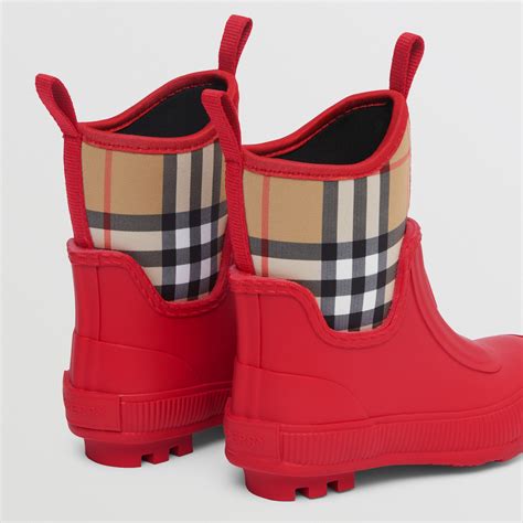 burberry neoprene|burberry rain boots.